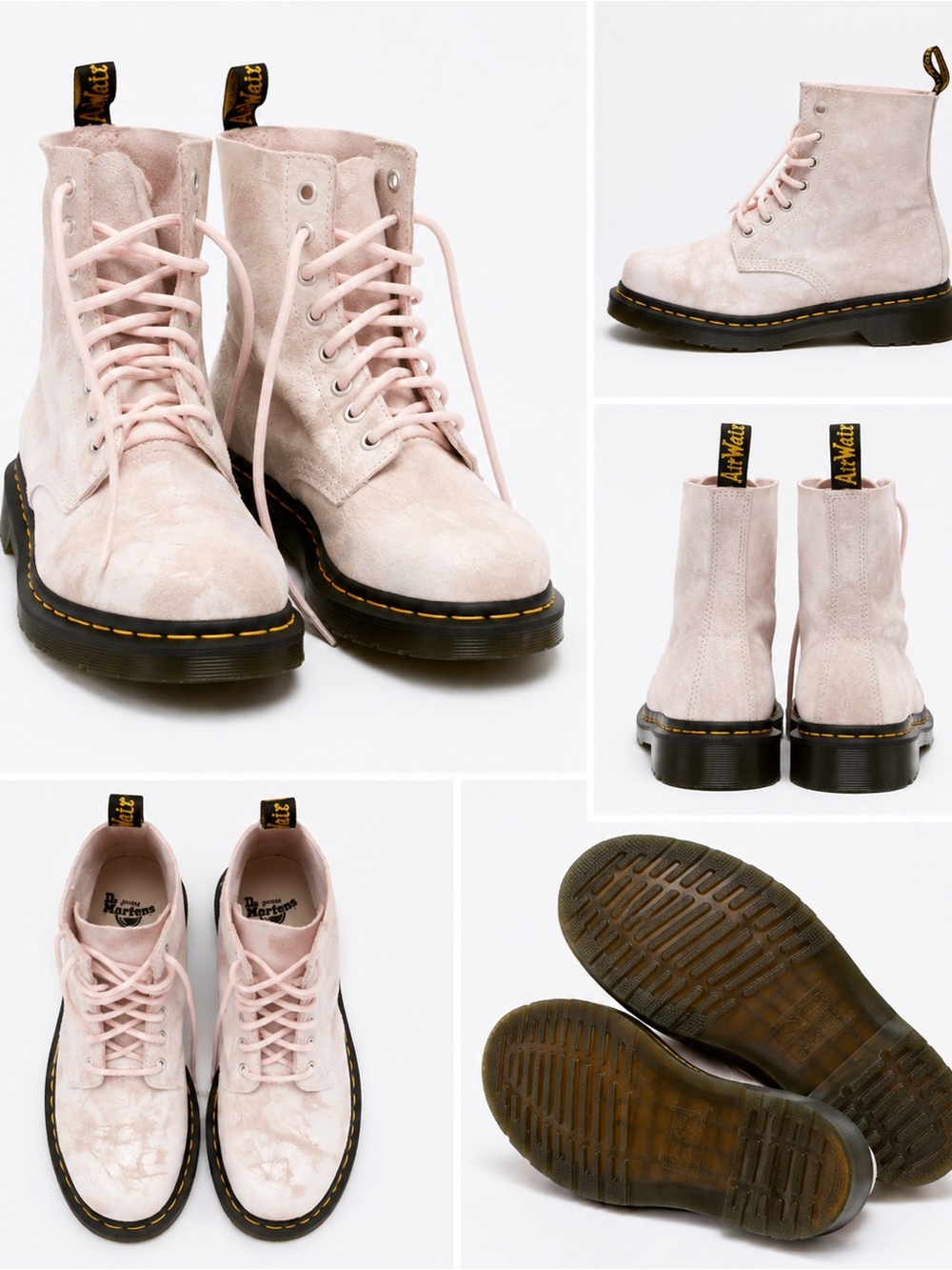 Dr. Martens 1460 PASCAL TIE DYE SUEDE LACE UP BOOTS